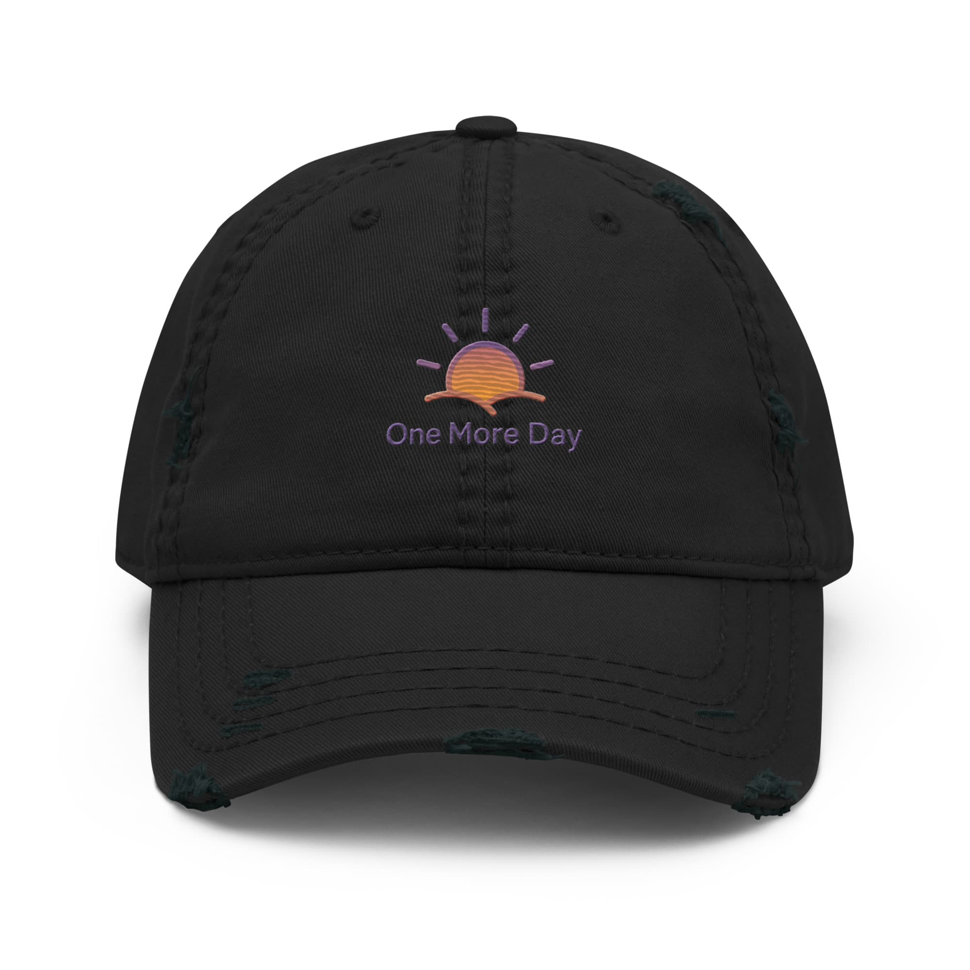 OMD Crest Embroidered Dad Hat in Black