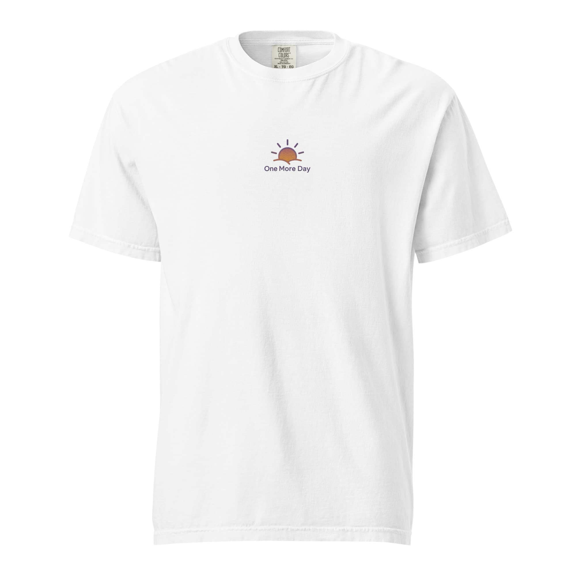 OMD Crest Embroidered Tee in White