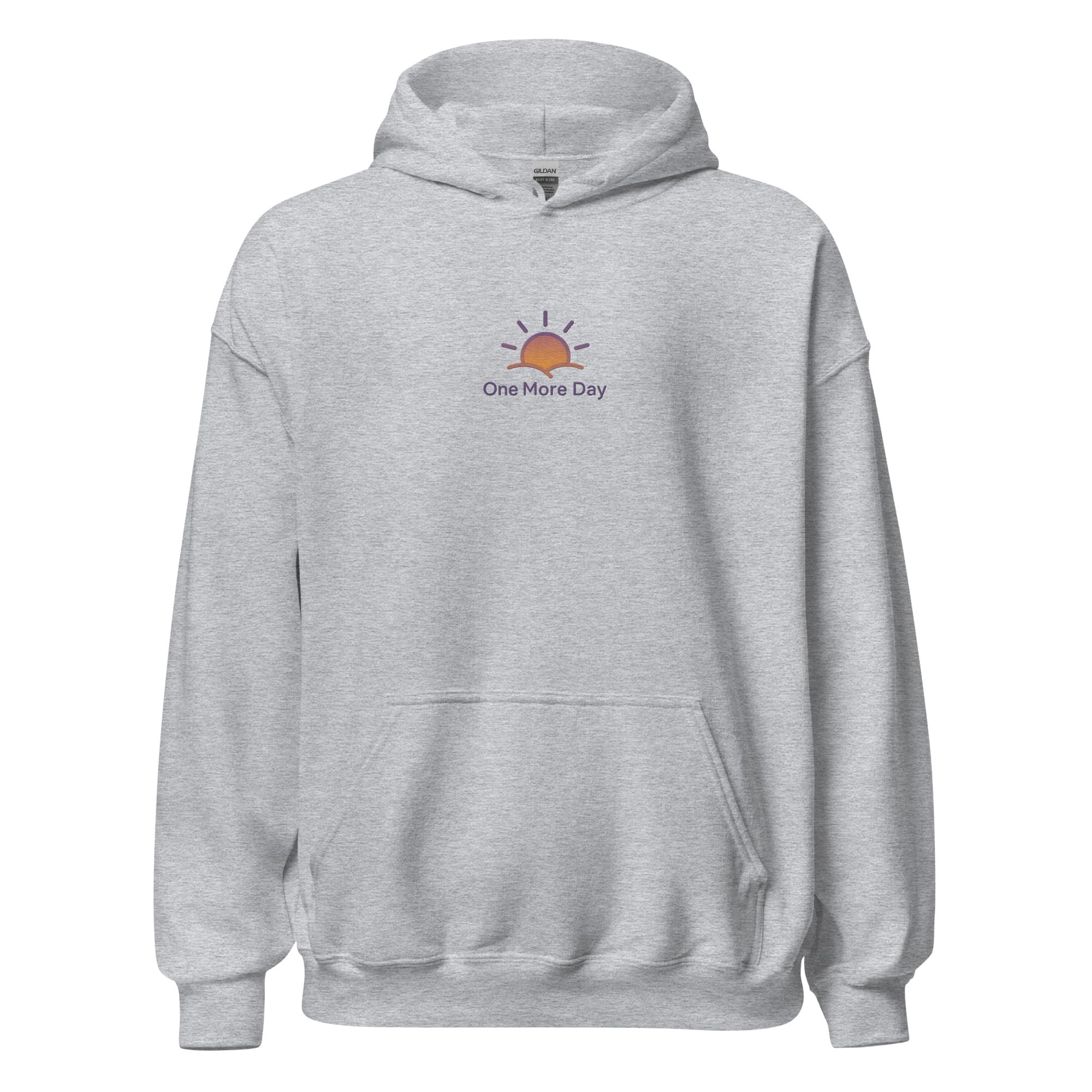 OMD Core Embroidered Hoodie in Sport Grey