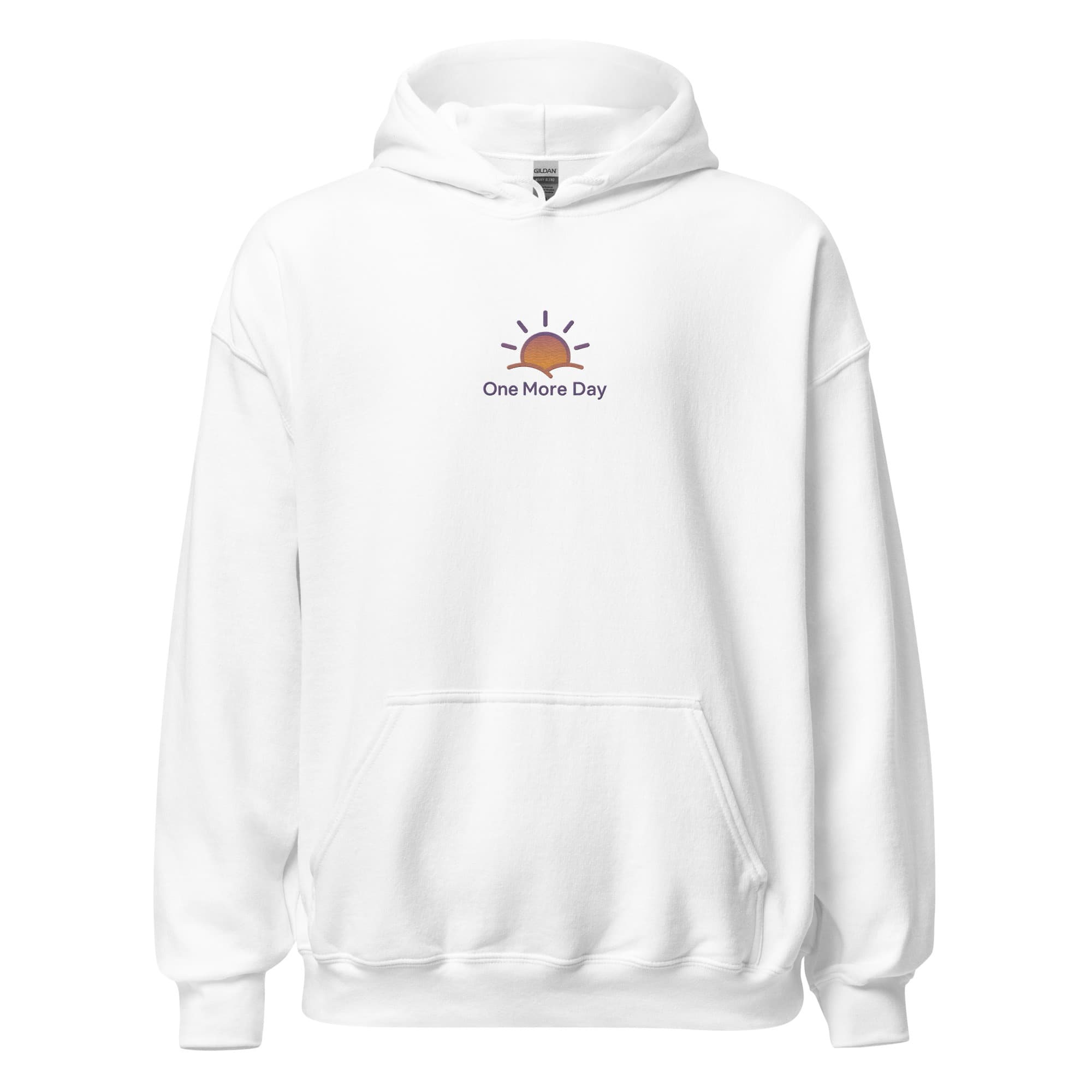 OMD Core Embroidered Hoodie in White