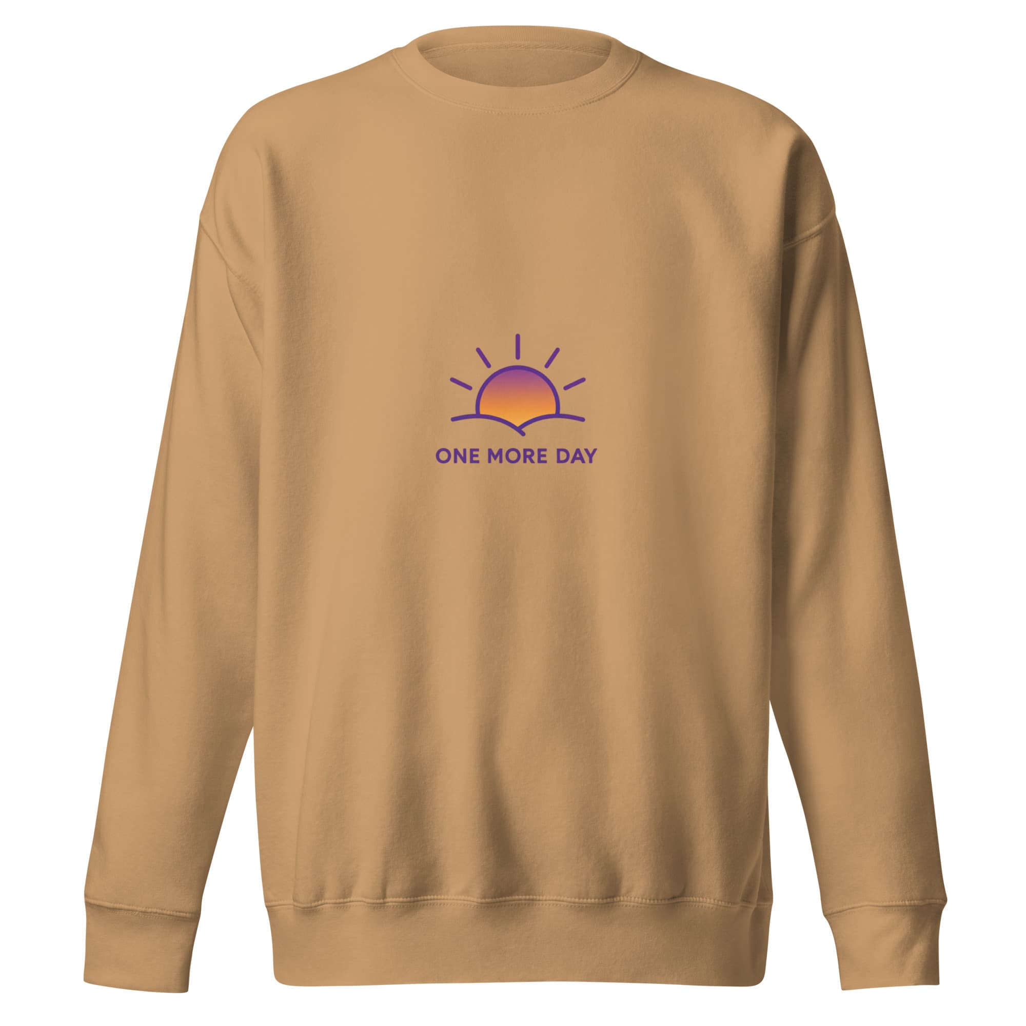 OMD Core Printed Crewneck in Khaki