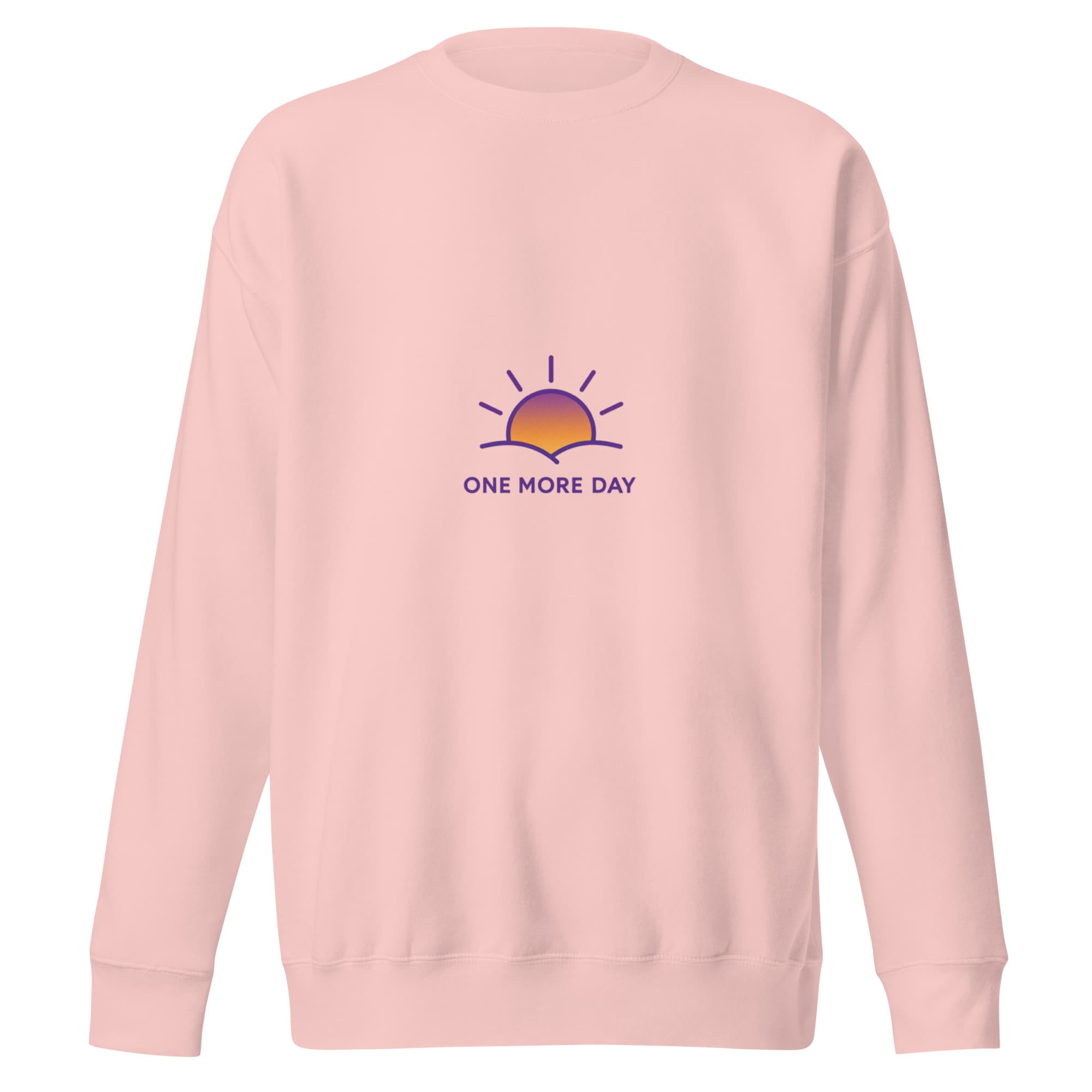 OMD Core Printed Crewneck in Light Pink