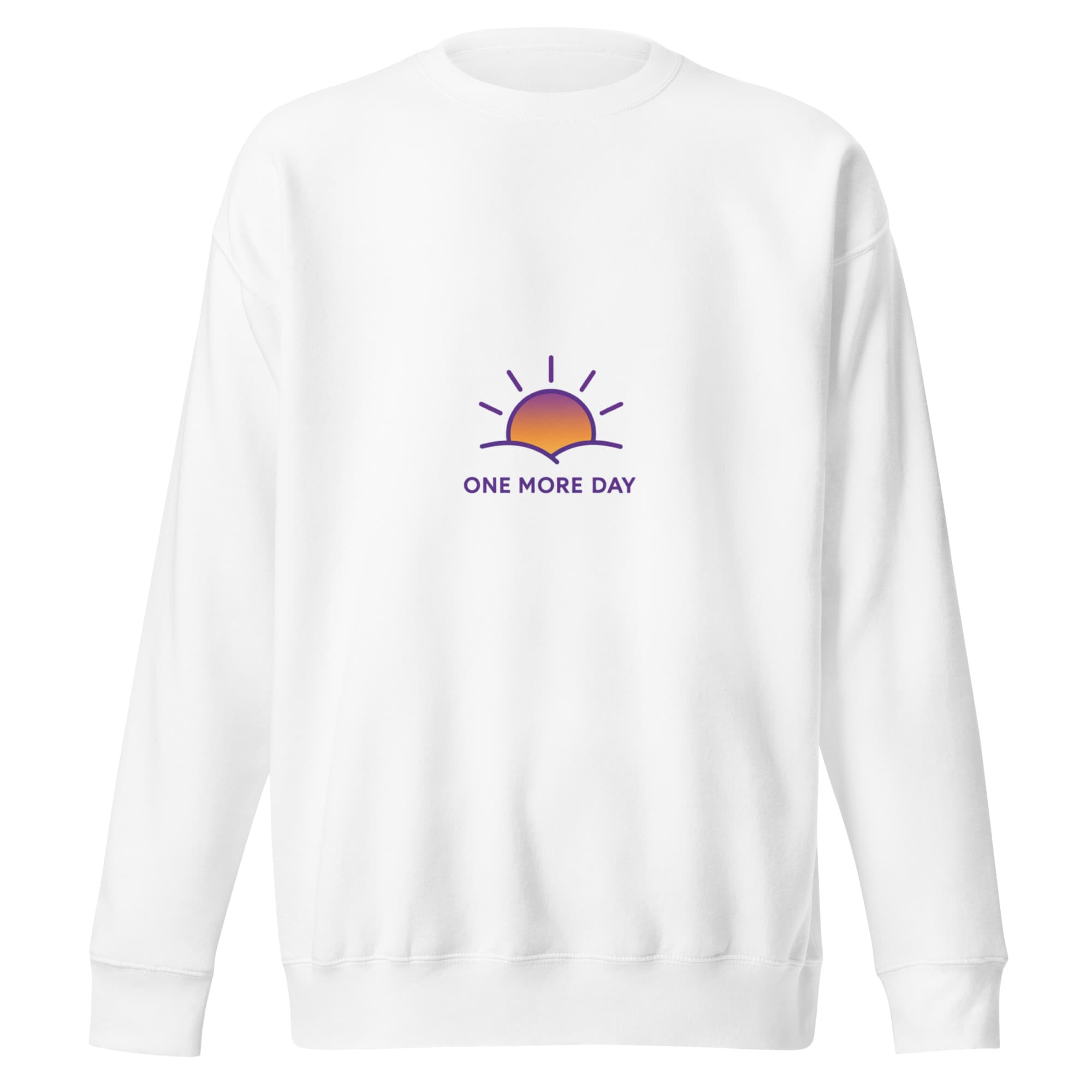 OMD Core Printed Crewneck in White