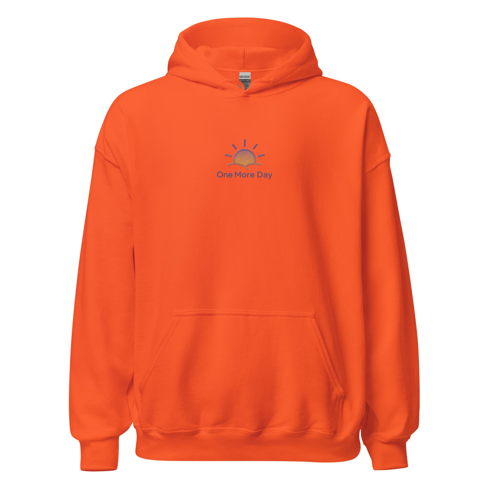 OMD Core Embroidered Hoodie in Orange