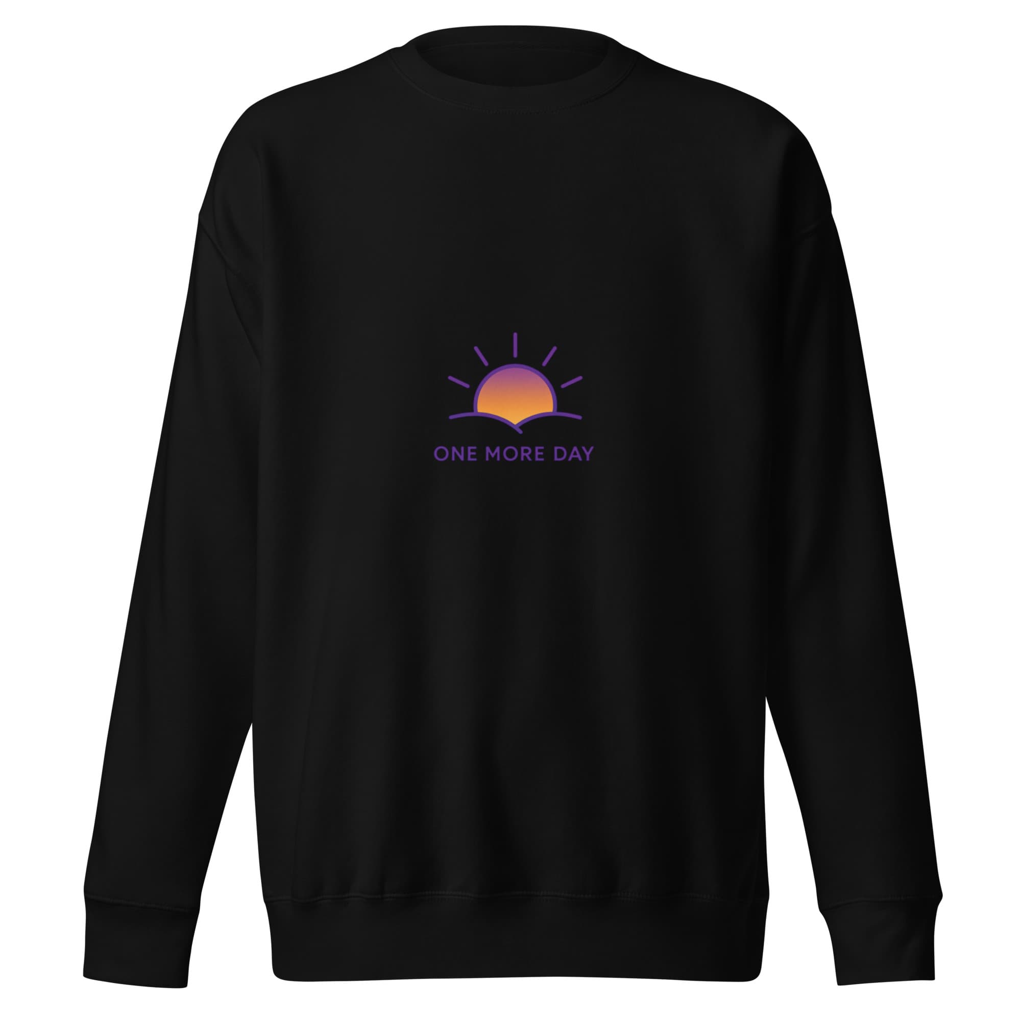 OMD Core Printed Crewneck in Black