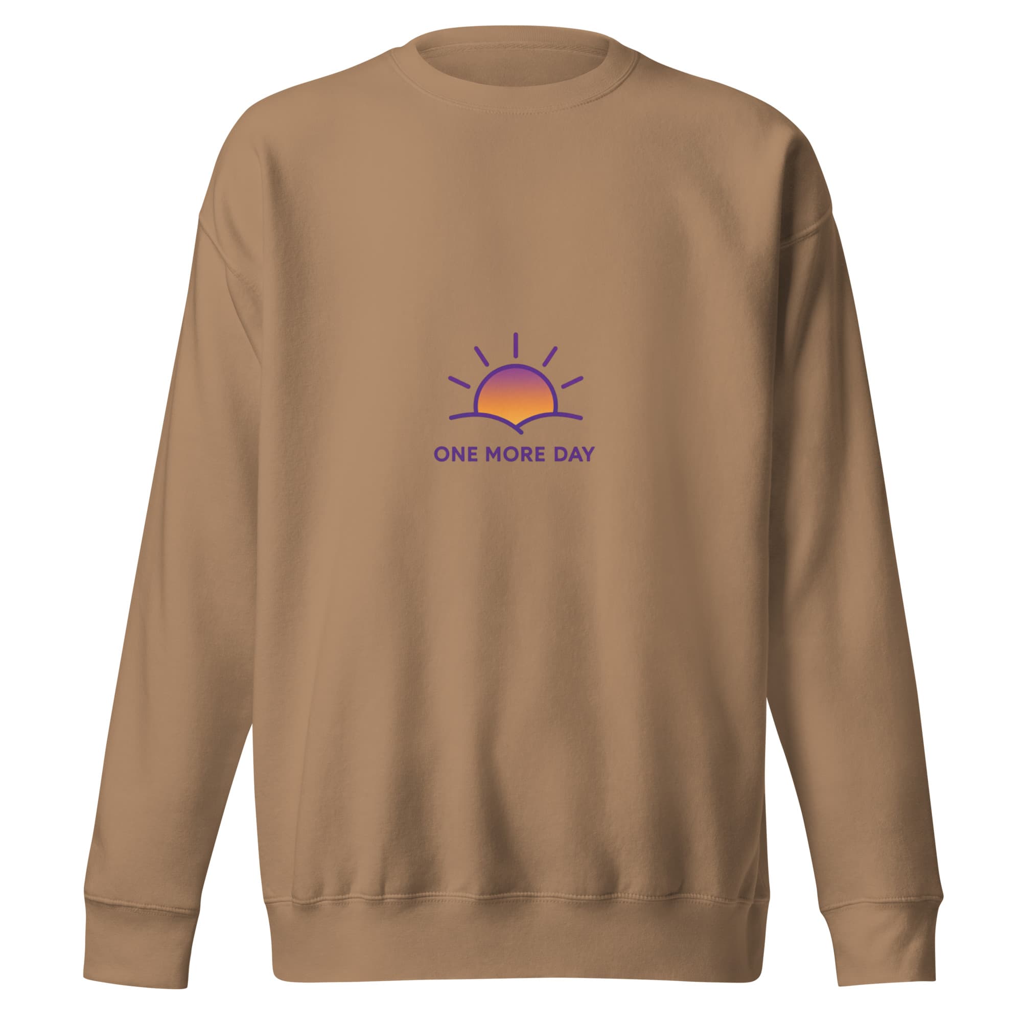 OMD Core Printed Crewneck in Latte